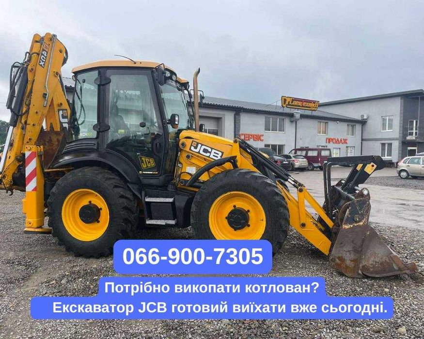 Планування та вирівнювання ділянки | Оренда екскаватора JCB | Чернігів