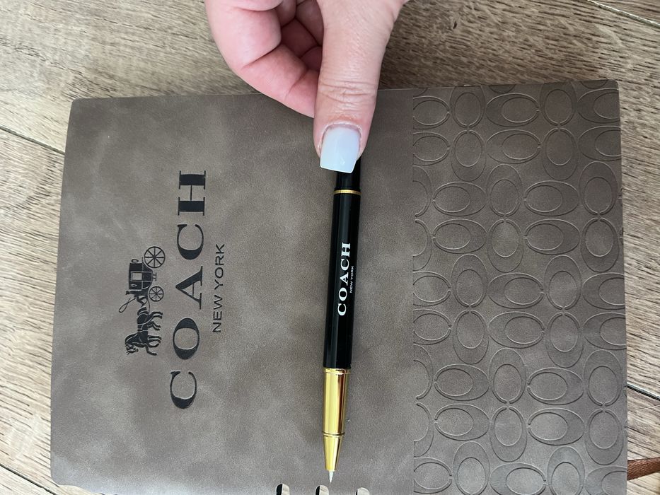Блокнот з ручкою Coach без 2-х сторінок
