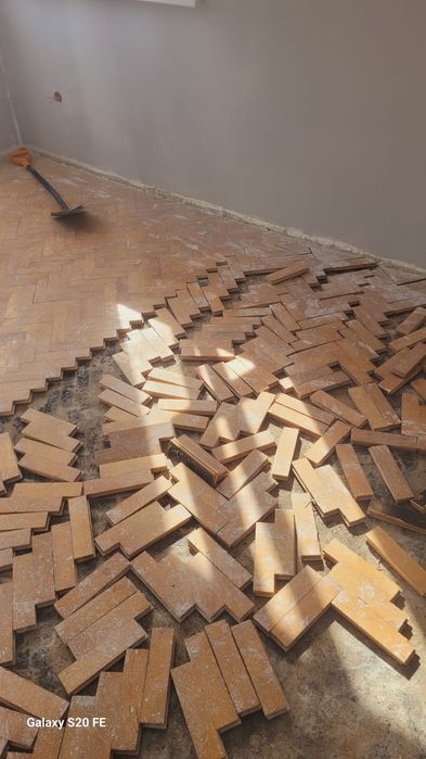 Demontaż parkietu usuwanie Subitu kleju utylizacja super cena