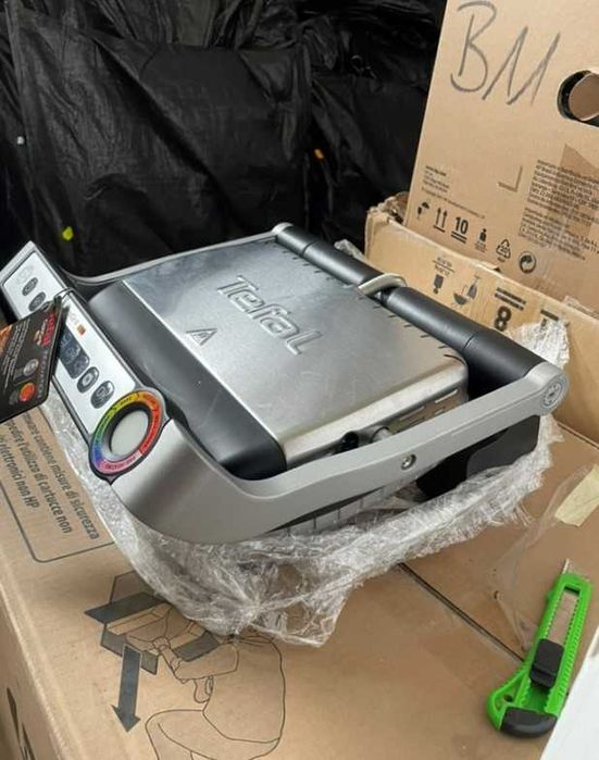 Оригінал/новий/Гриль електричний Tefal OptiGrill GC705