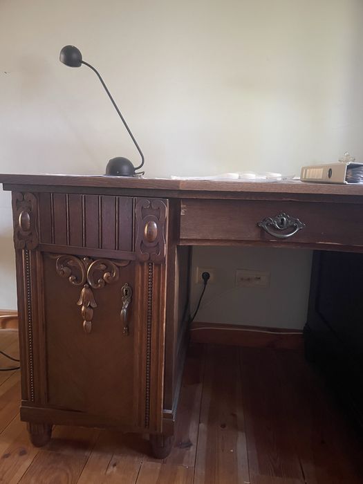 Secretária madeira maciça