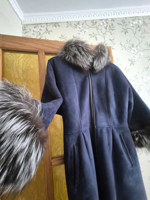 Натуральна дубленка з мехом