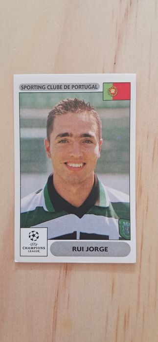 Cromo futebol de Rui Jorge(Uefa Champions League)da Panini
