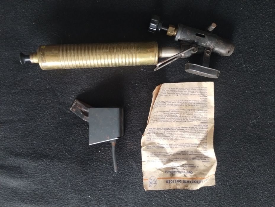 zabytkowa lutlampa benzynowa,