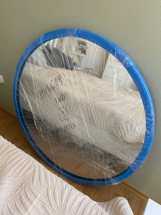 Lustro okrągłe fi 100 cm podświetlane LED