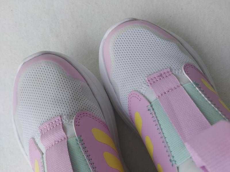 Дитячі текстильні кросівки adidas tensaur comfort ac c без шнурівки