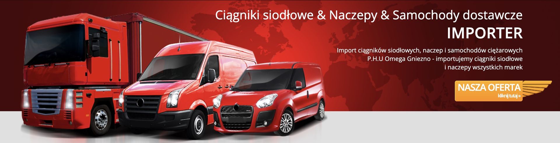 OMEGA GNIEZNO CIĄGNIKI SIODŁOWE top banner