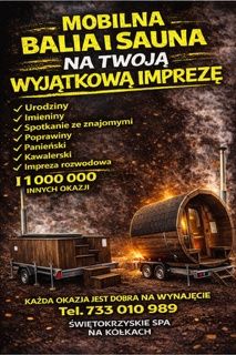 Mobilna Balia jacuzzi  6-8 osób