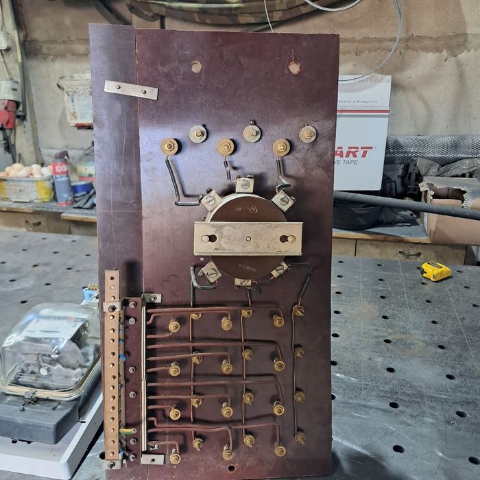 Tablica rozdzelcza retro