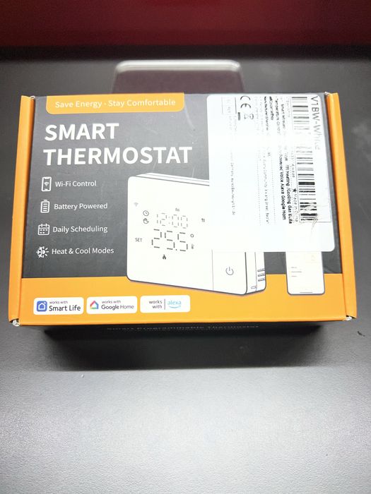 Termóstato Inteligente Wi-Fi (Tuya / Smart Life / Alexa) - NOVO