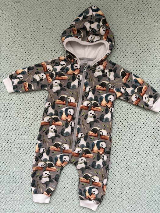 Набір одягу Теплий чоловічок вельсофт ромпер 6-9 місяців