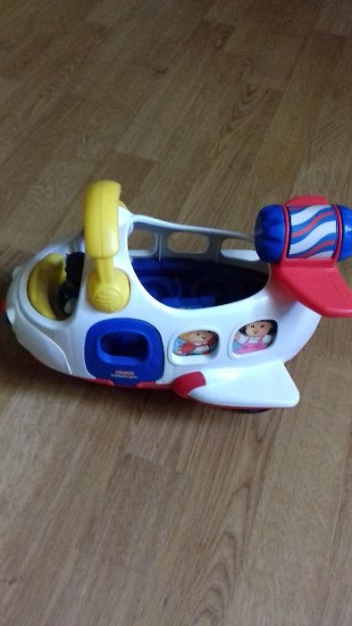 Детская развивающая игрушка Fisher Price Маленькие человечки. Самолет