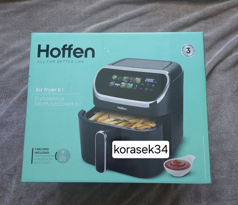 Frytkownica beztłuszczowa NOWA airfryer 8l duzy