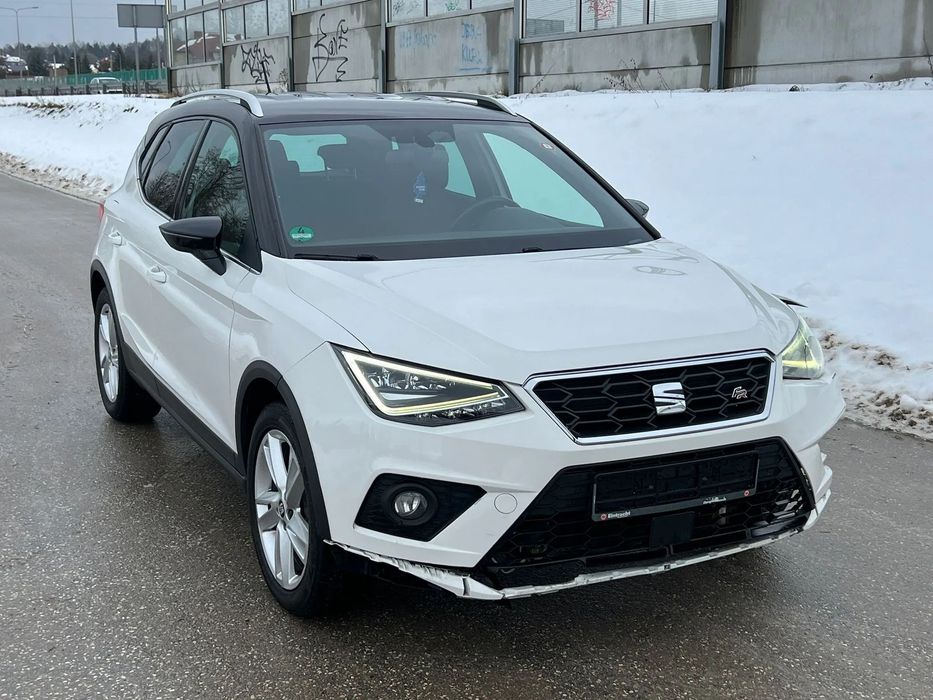 Seat Arona FR, Automat, LED 84tys.km, Navi z Niemiec, lekko uszkodzona