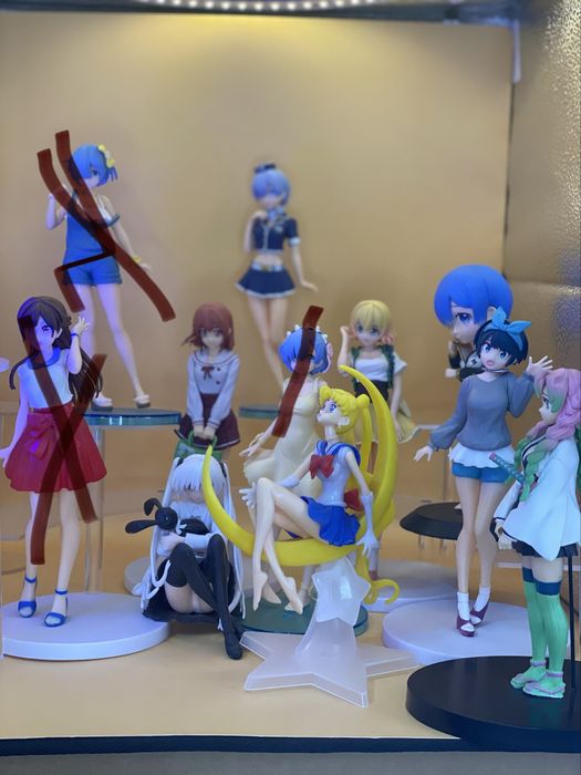 Аніме фігурки розпродаж  SALE Rem Demonslayer Sailor Moon Rent a girl