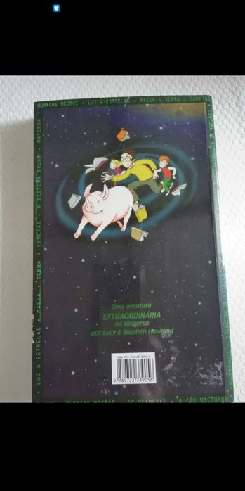 Livro "A chave secreta para o universo", de Lucy & Stephen Hawking,