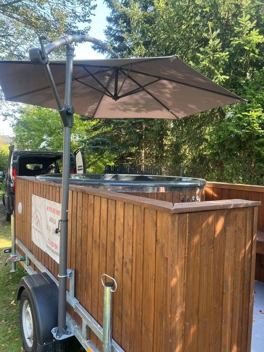 Balia Mobilna bania jacuzzi wynajem mobilne SPA