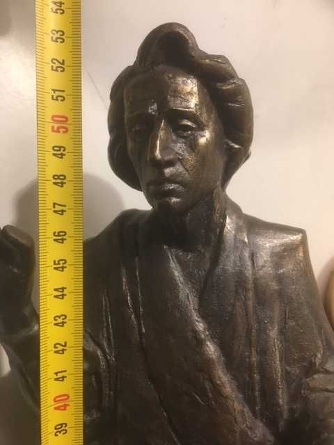 Fryderyk Chopin / rzeźba z brązu