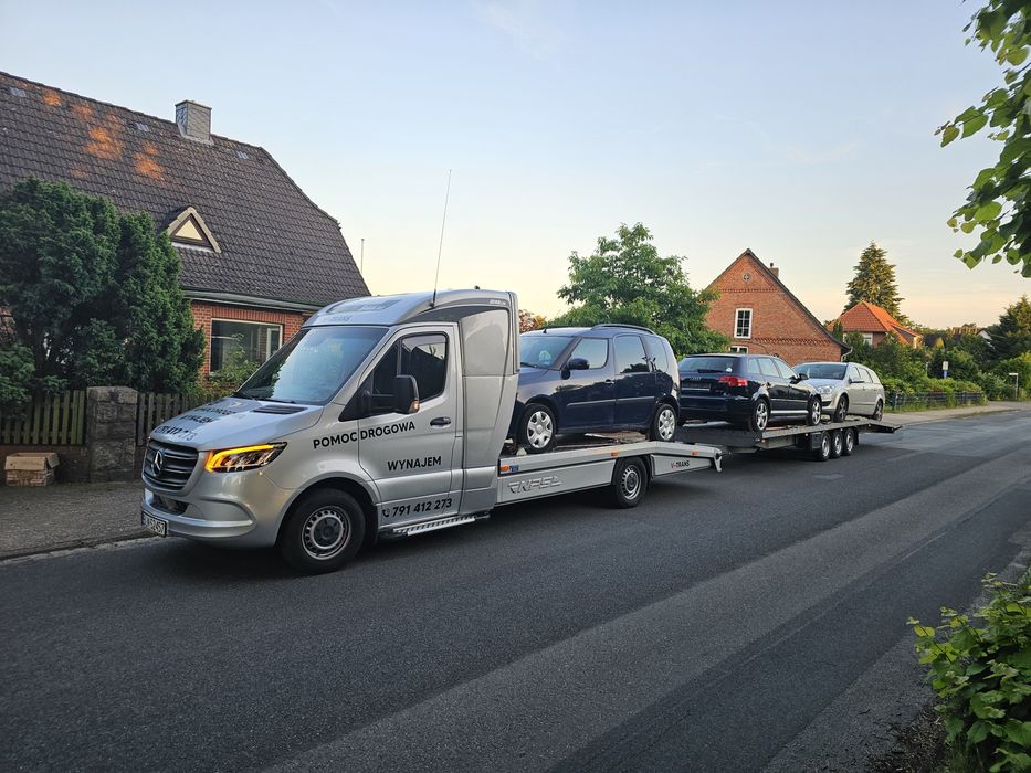 Transport aut /maszyn z  i do niemiec 1300 zł pod dom.