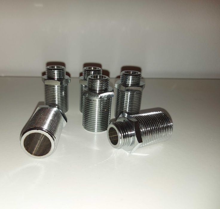 Casquilhos redução cromados longos 3/4x1/2
