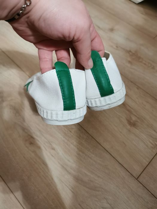 Trampki buty damskie białe gwiazdka roz 41 dl wkl 25.5 cm