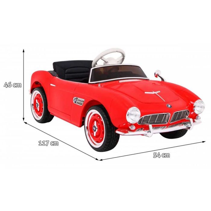 BAWIBUS.PL Auto samochód na akumulator BMW 507 Retro autko na pilota