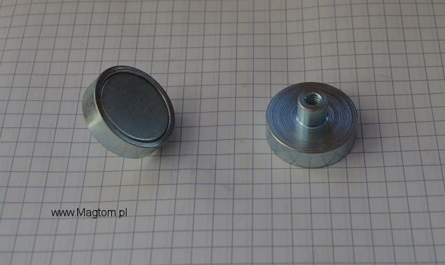 Uchwyt z magnesem neodymowym M5 dekoracje podwieszane