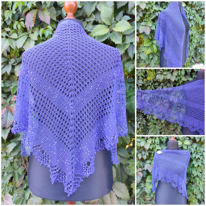 Шаль, фишю, палантин ручной работы