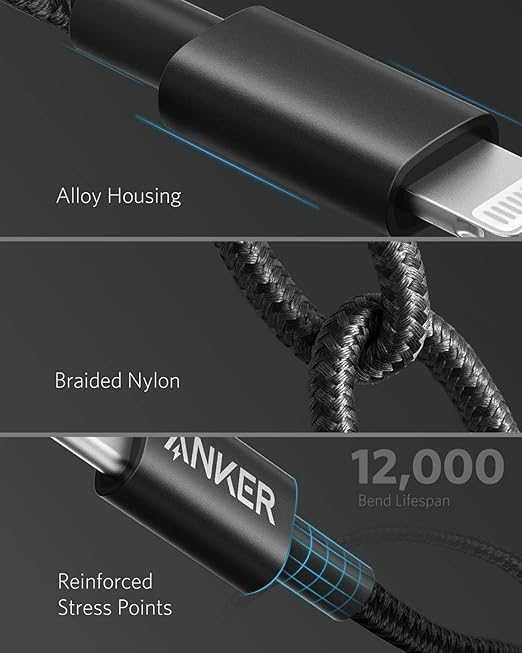 Anker USB-C to Lightning Cable for iPhone/iPad/iPod/AirPods64284494060673121