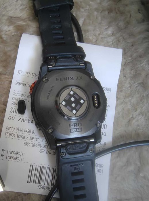 Garmin Fenix 7X Pro Solar + 3 Kable + Gwarancja