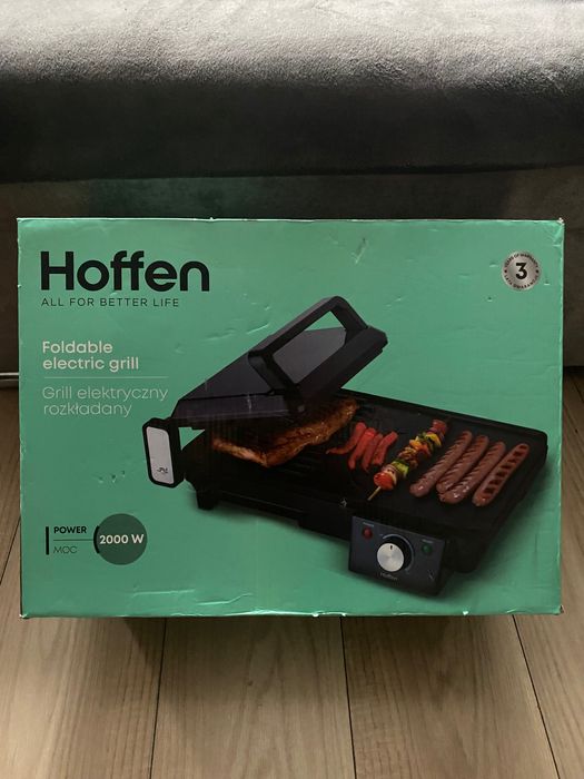 Grill elektryczny rozkładany Hoffen