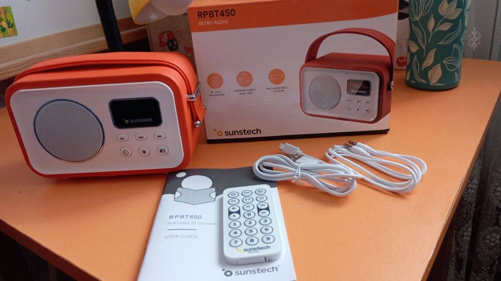 Bluetooth-радіо Sunstech RPBT450BK - НОВЕ