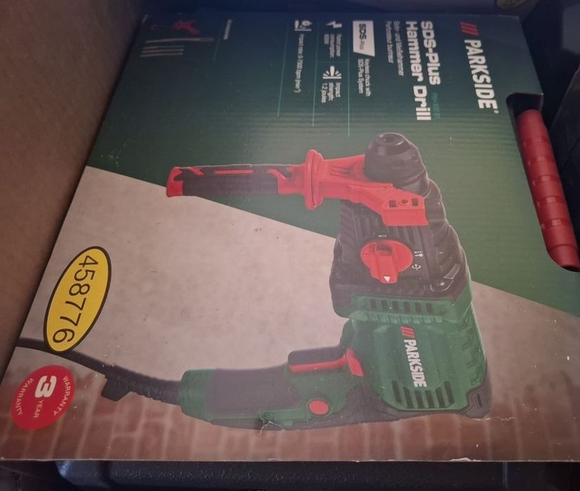 Parkside młotowiertarka 800w SDS plus