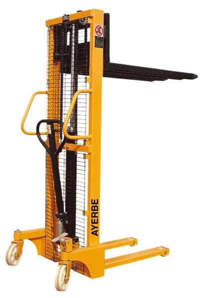 EMPILHADOR / STACKER MANUAL AYERBE | CAPACIDADE: 1T / 1000KG | ELEVAÇÃO: 3M / 3000MM | LL29