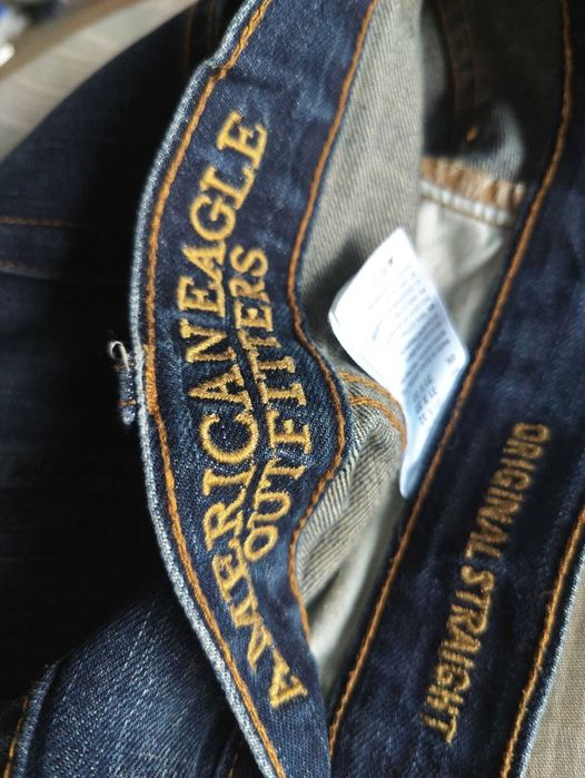 Джинсы American Eagle jeans USA w34 stretch navy.