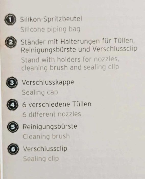 Zestaw do dekoracji ciast, tortów, babeczek i ciasteczek firmy Tchibo