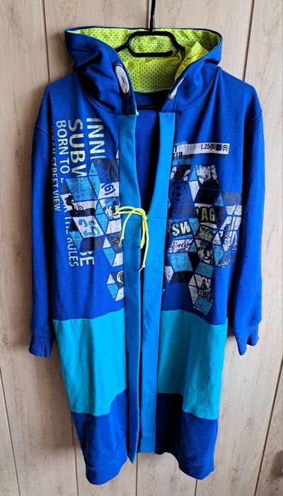 Dluga bluza damska super kolory roz L/XL