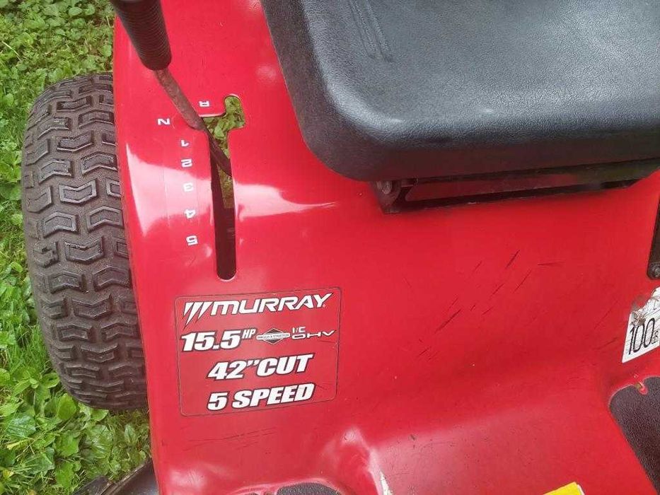 Traktorek kosiarka Murray 15,5 42 cut po serwisie sprawny
