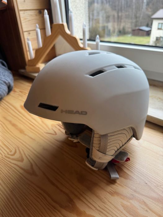 Kask narciarski snowboard biały M/L