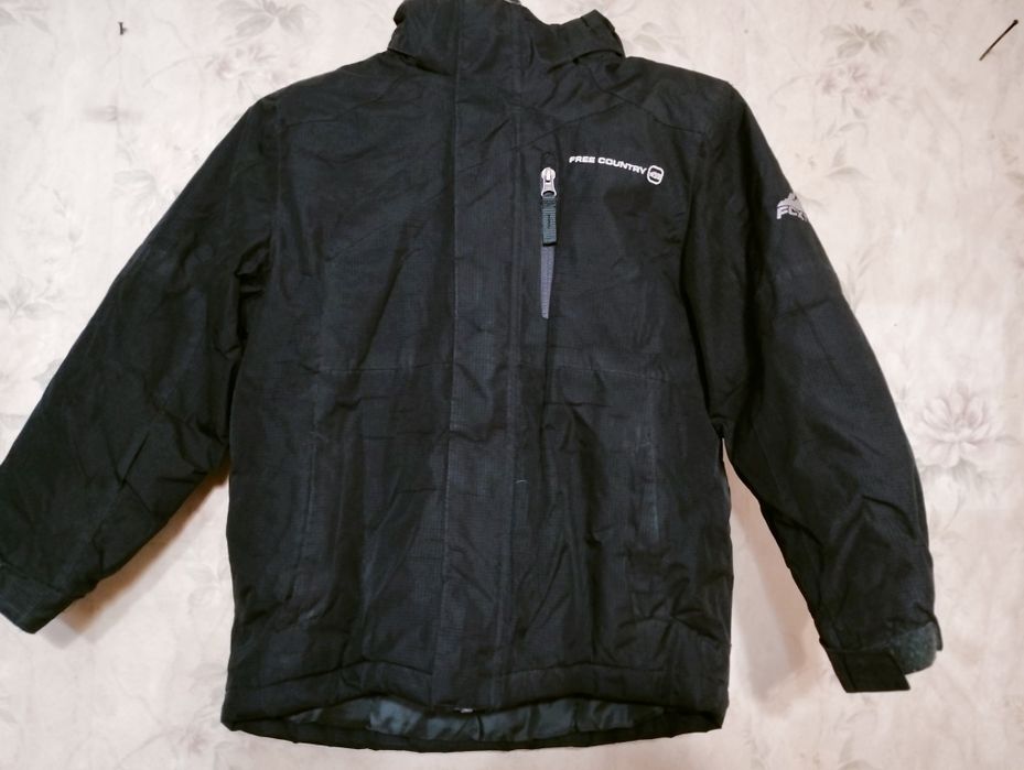 Детская одежда зимняя куртка водоотталкивающая  капюшоном Free country