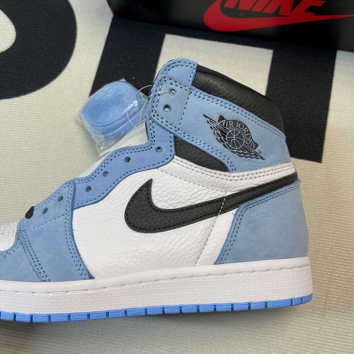 Buty Air Jordan 1 Retro High White University Blue Black (Rozm.36-47)