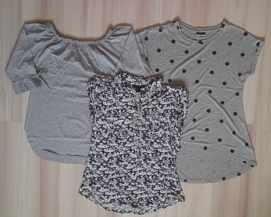 Zestaw 3szt: Bluzka r.L