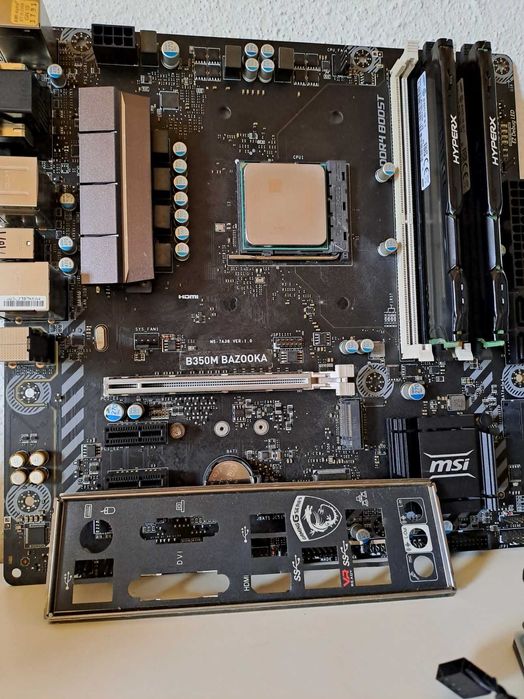 Bundle AMD A6-9500 / Motherboard MSI B350M Bazooka AM4 / 8GB DDR4 HyperX Fury 2133 MT