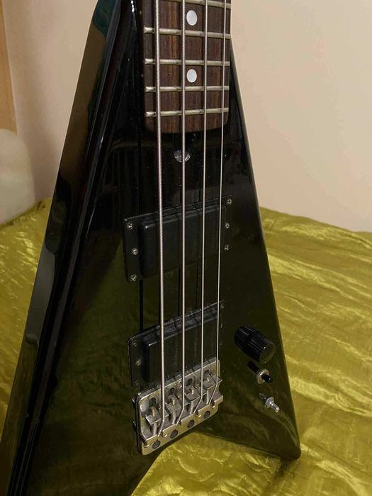 Gitara Bas FLYING V ARIA II PRO XXB DELUXE Prod. Japonia 80s