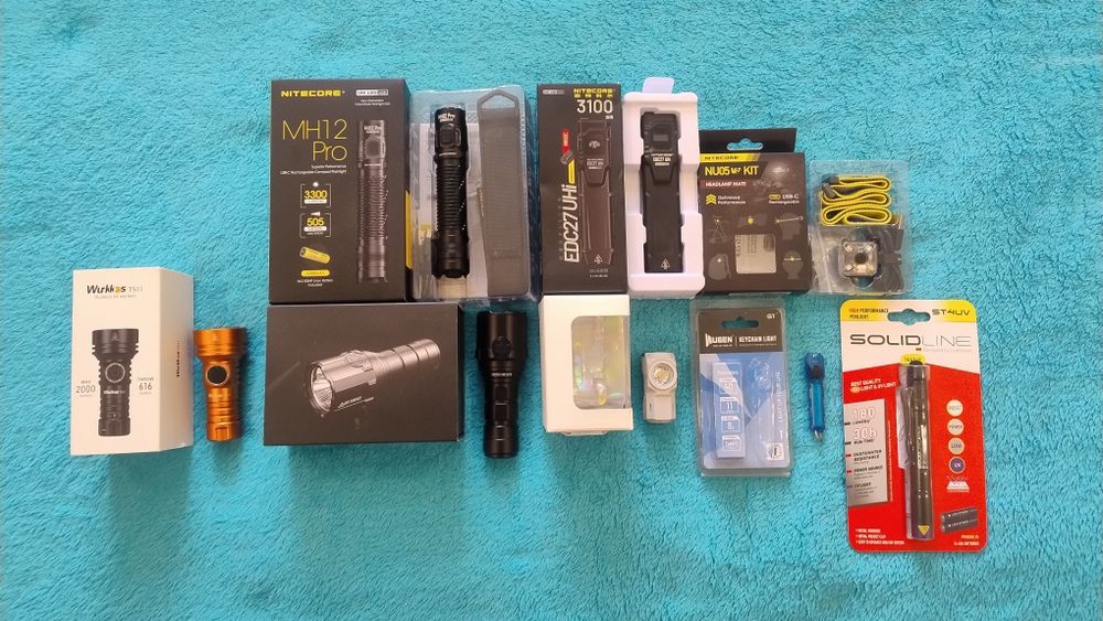 Ліхтарі Nitecore, Wuben, Wurkkos, Sofirn