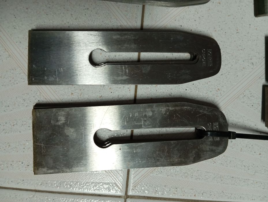 Laminas plainas e garlopas manual novas