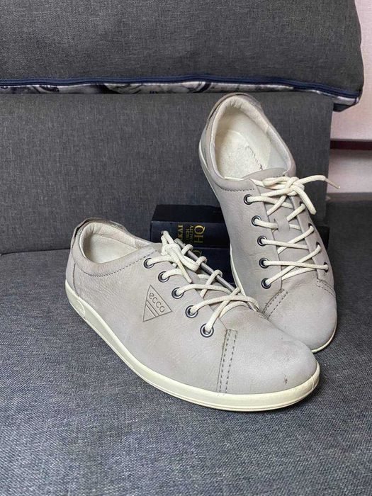 Оригінальні кросівки ECCO Soft 2.0 | Нубук/Текстиль | 38р