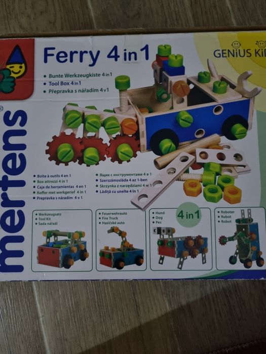 Конструктор деревянный 50 деталей