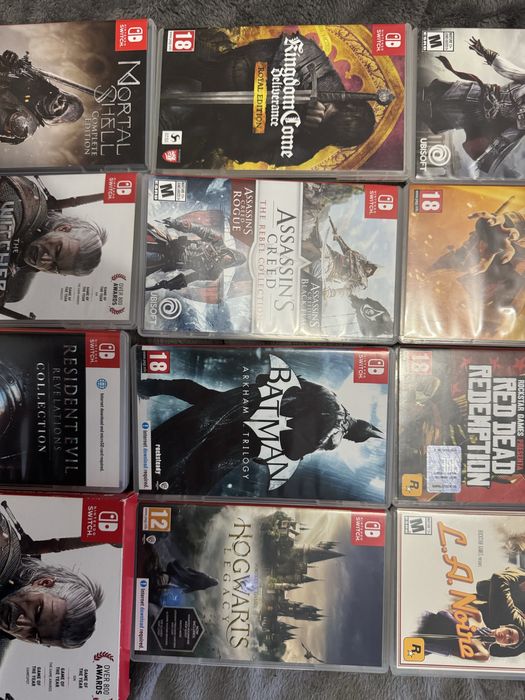 Ігри для Nintendo Switch — оригінальні картриджі