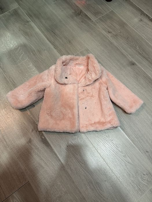 Плаття / шубка колір пудра